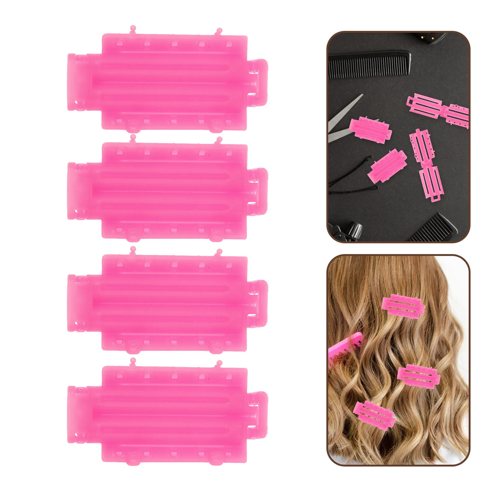 

1Set Perm Rods Set for All Hair Lengths Professional Plastic Curl Tubular Perm Kit Easy Operation Wavy Curly Hairstyles Home
