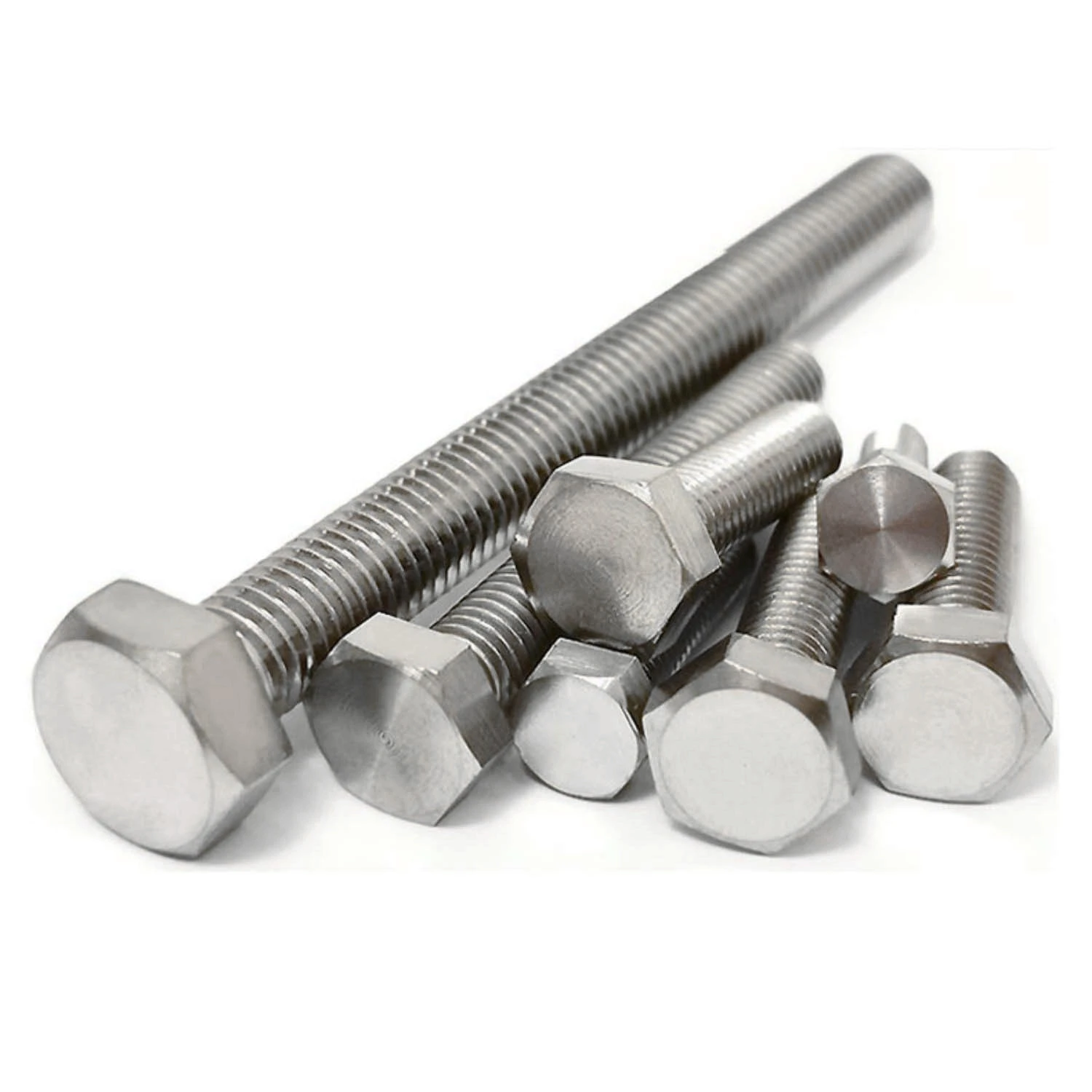 1PCS High Strength Titanium alloy GR5/TC4 Hexagon Head Bolts - Full Thread M8X15 20 25 30 35 Light Weight Corrosion Resistance