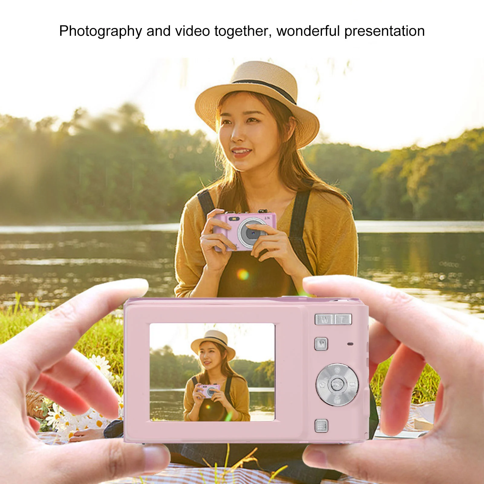 Pocket Digital Camera FHD 1080P 50MP Support AF Autofocus 16X Zoom Students Portable Compact Small Video Cam