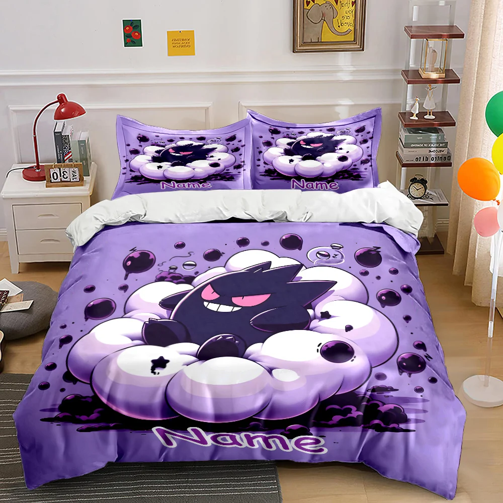 3pc-custom-name-pokemon-gengar-print-bedding-set-duvet-cover-1-duvet-cover-2-pillowcases-adult-and-children-bedding-set-luxury