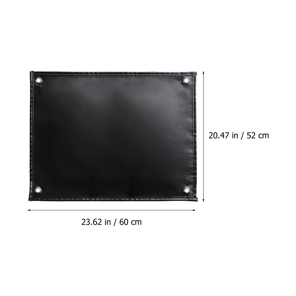 بطانية حريق مقاومة للحرارة من الألياف الزجاجية حصيرة مقاومة للحريق للمطبخ والشواية والتخييم والسيارة والسلامة في حالات الطوارئ متعددة الوظائف #2