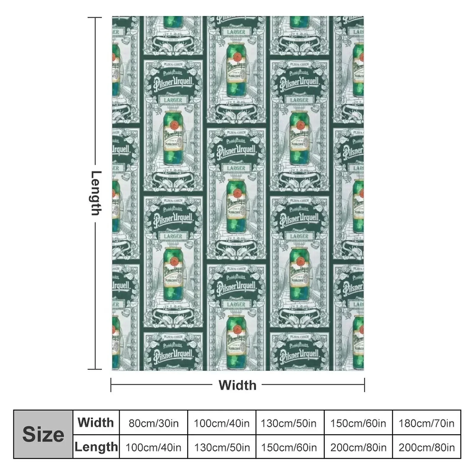 Pilsner urquell beerr pilsen Throw Blanket Comforter Cute Plaid Blankets