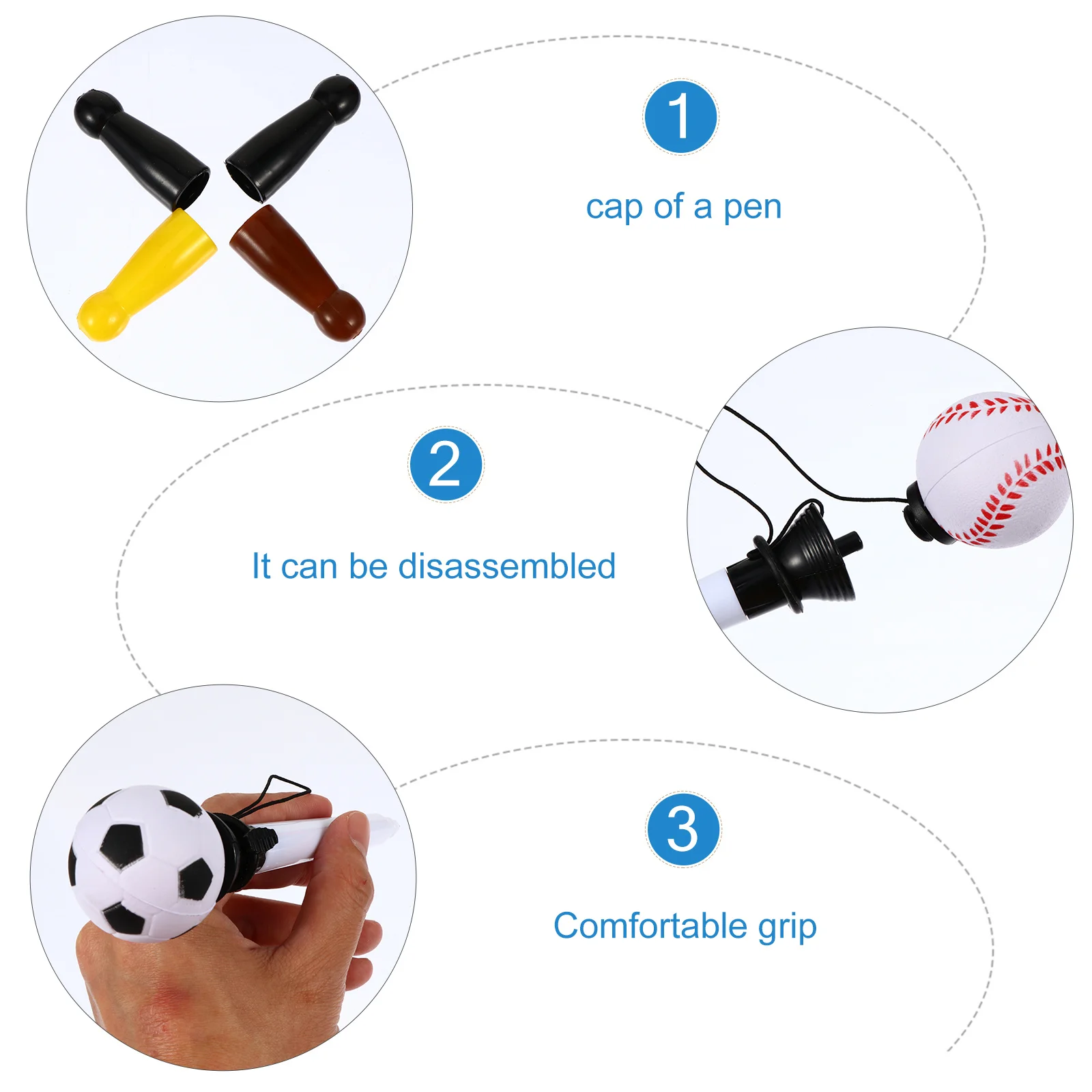 

8 шт. гелевые ручки с отскоком, цветные мультяшные пластиковые шариковые ручки, набор для письма, журналов, школьных принадлежностей для студентов