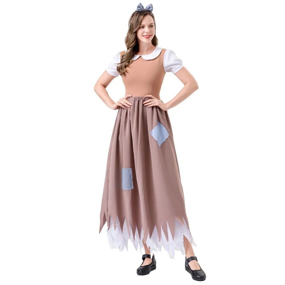 مجموعة أزياء تنكرية للسيدات البالغات Dr loween Par Stage Performance 2025 ربيع جديد وصول Ele Lady Servant O...