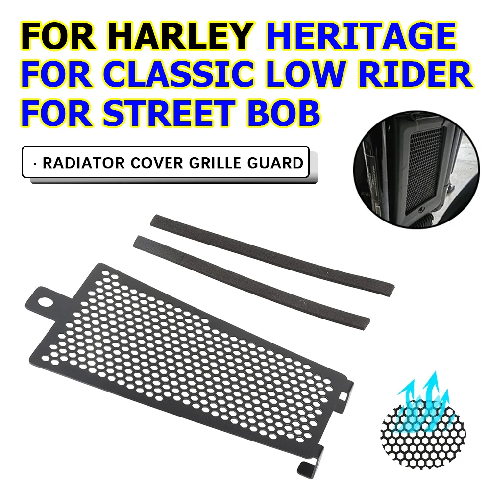 For Harley Heritage Classic FLHC 114 FLHCS Low Rider Street Bob 2020 Motorcycle Accessories Radiator Cover Grille Guard Grill