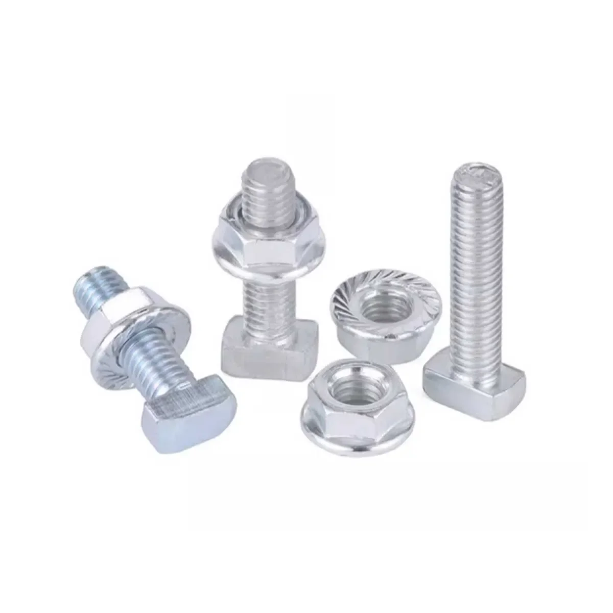 National Standard Aluminum Profile t-Shaped Screw Flange Nut Set/Accessory t-Shaped Bolt 30 Type 40 Type M6M8