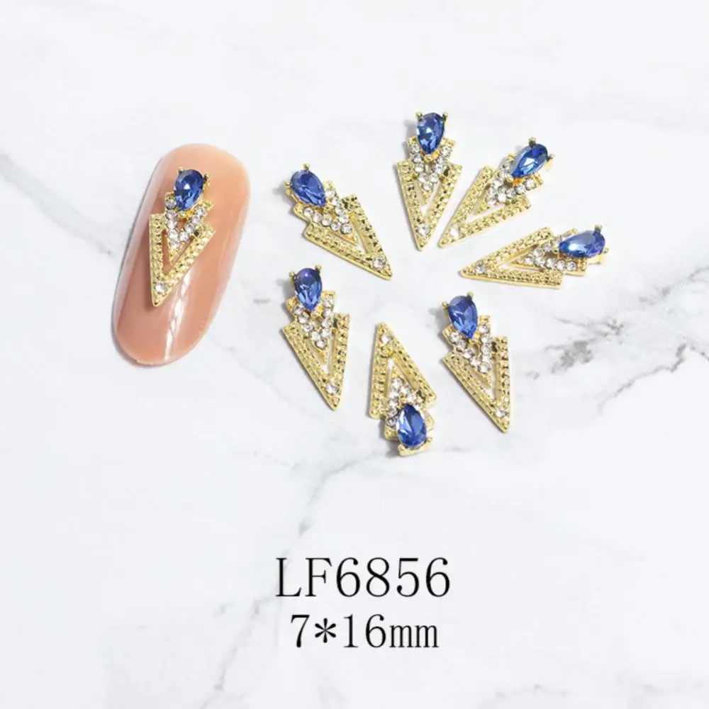 Nails Stickers Various Styles Hollow Out 3d Inlaid Zircon Electroplating Color Retention Agnail Product Fingernail Products