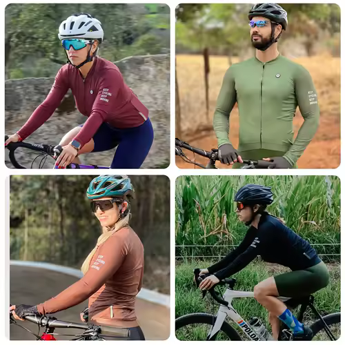 DAREVIE Cycling Jersey Small Size SPF 50+ Training Level Men Women Long Sleeves Cycling Jersey Breathable Man Cycling Maillott - Image 5