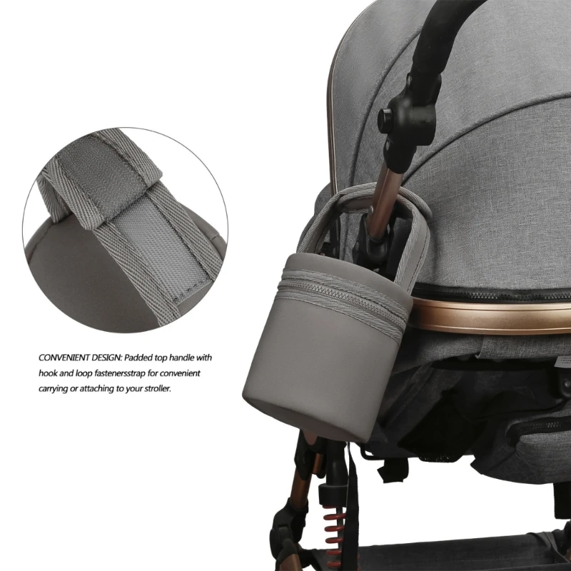 Insulated Baby Bottle Carriers Bag Baby Bottle Warmer Bag Baby Bottle Insulation Bag Travel Friendly Bag for Essential A2UB