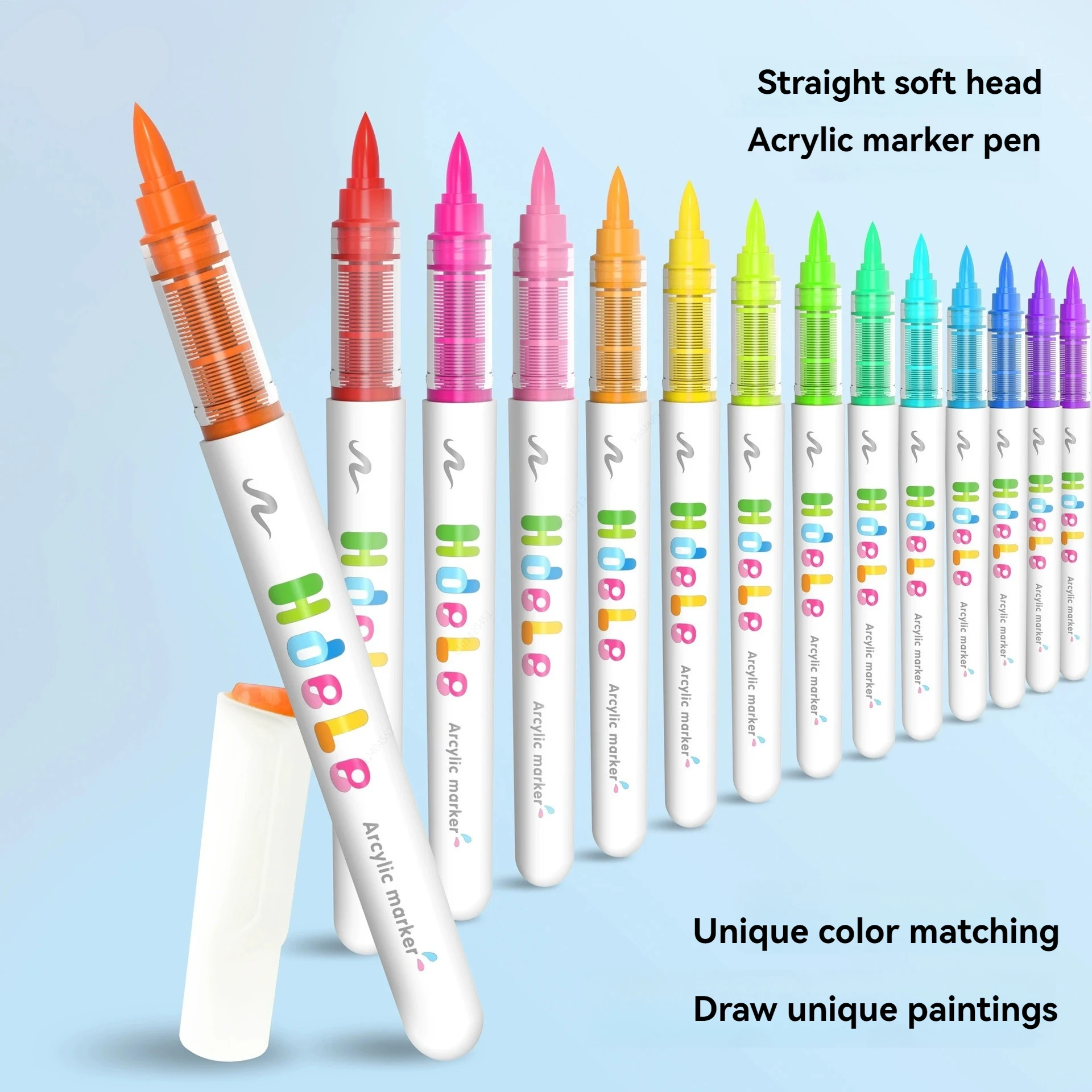 120 Colors Acrylic Paint Pens Markers Brush Tip Paint Markers For Rock Painting Wood Stone Glass Gift DIY Crafts