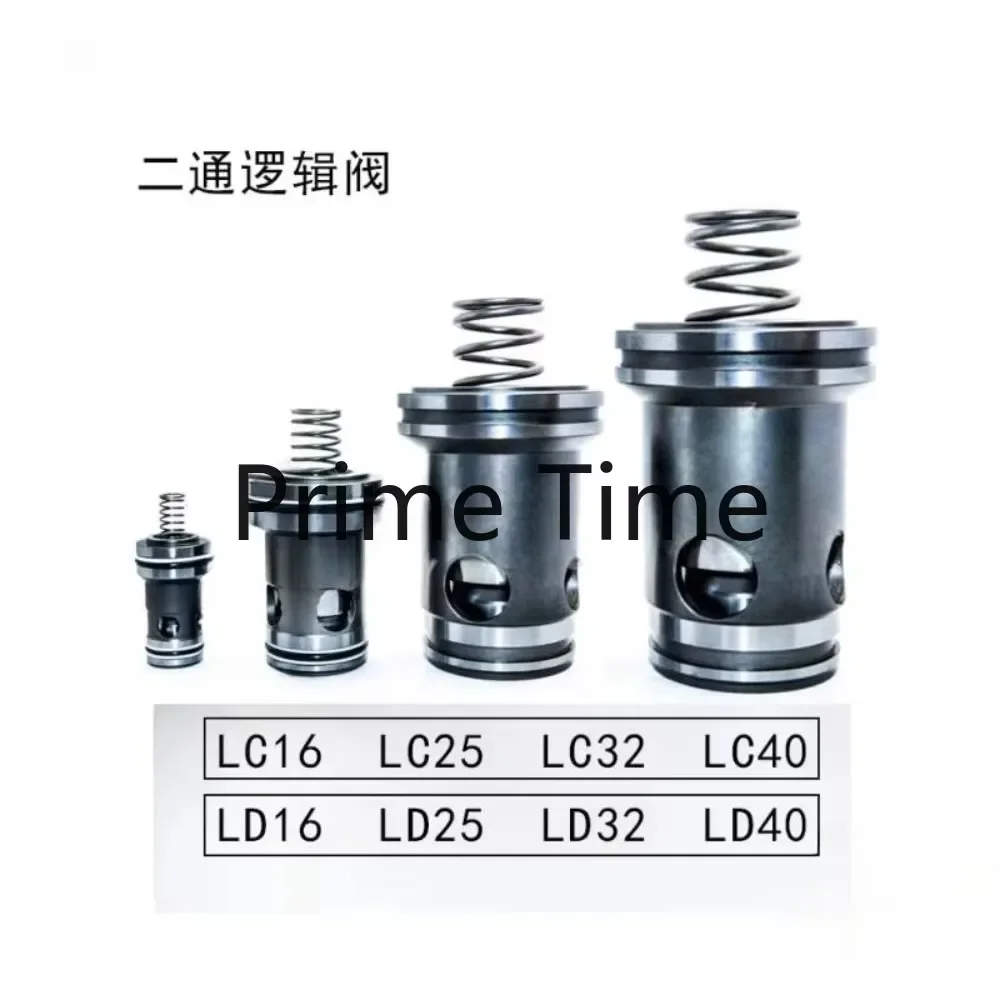 Insert Two-way Logic Valve Hydraulic Fittings LCV/LD 16 25 32 40 Path Direction Pressure Valve Insert