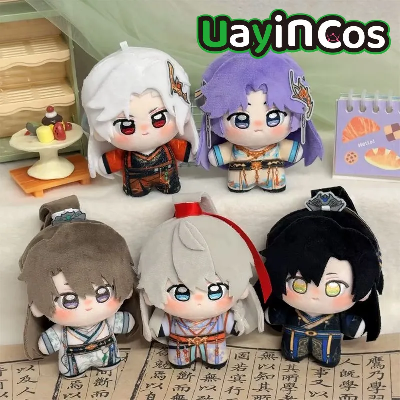 

In Stock 10cm Love and Deepspace Sylus Rafayel Caleb Stuffed Plushies Doll Clothes Keychain Bag Ancient Hanfu Anime Game Toy Ki