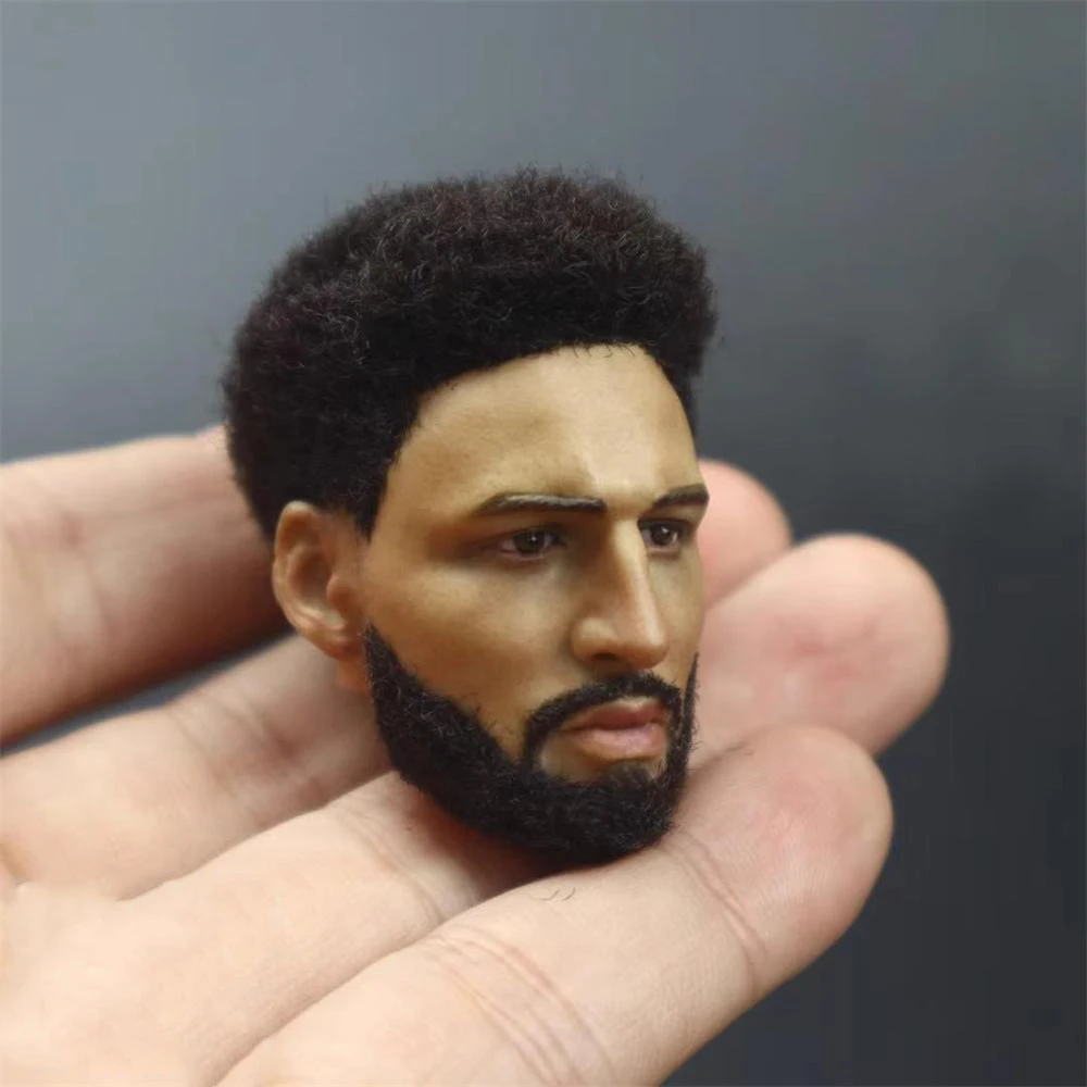 Te koop 1/6e mannelijke pop hoofd beeldhouwen carving water broer 3 pointers basketbal soldaat pop actie voor 12 "pop figuur DIY