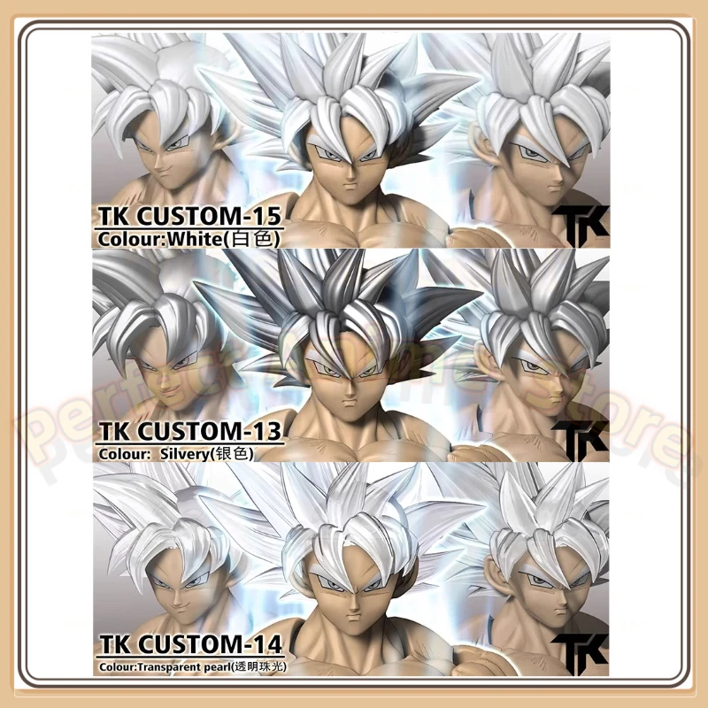 TKCUSTOM TK TK013 TK014 TK015 Dragon Ball SHF Ultra Instinct Son Goku 3.0 Heads Custom Headsculpt Set Anime Action Figures Toys