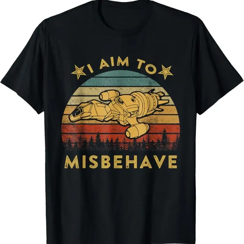 I Aim To Misbehave Vintage T Shirt