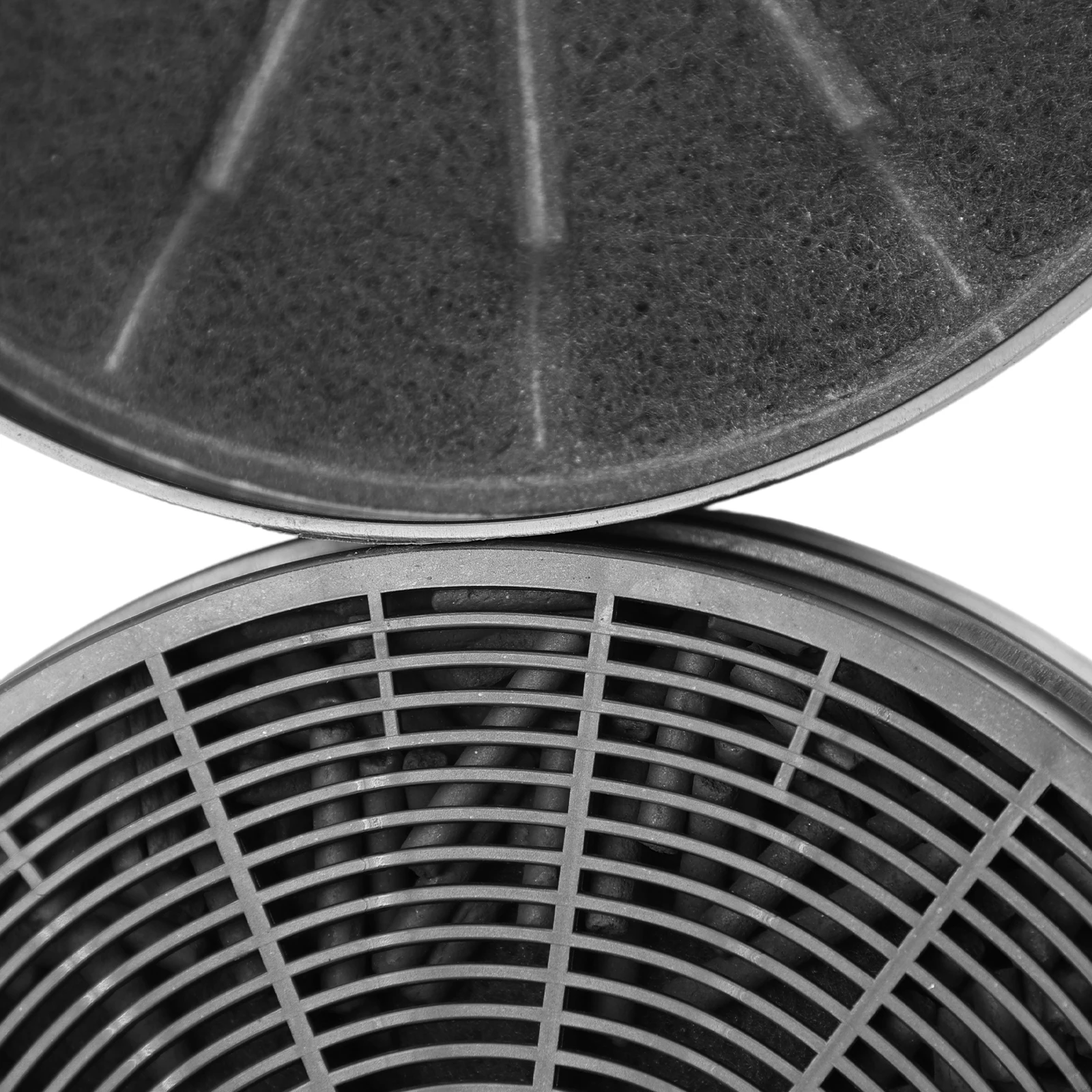 2Pcs 175mm*35mm Universal Range Hood Charcoal Filter Black Activated Carbon Charcoal Filter Replacement for Kitchen Odor Removal