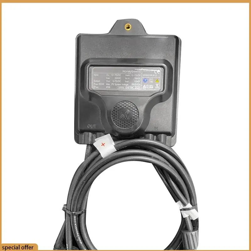 A68Z 650W PV Power Optimizer MPPT 12V-75V Input Ip68 Real-Time Solar Panel Monitoring Voltage-Limiting Anti-Hotspot