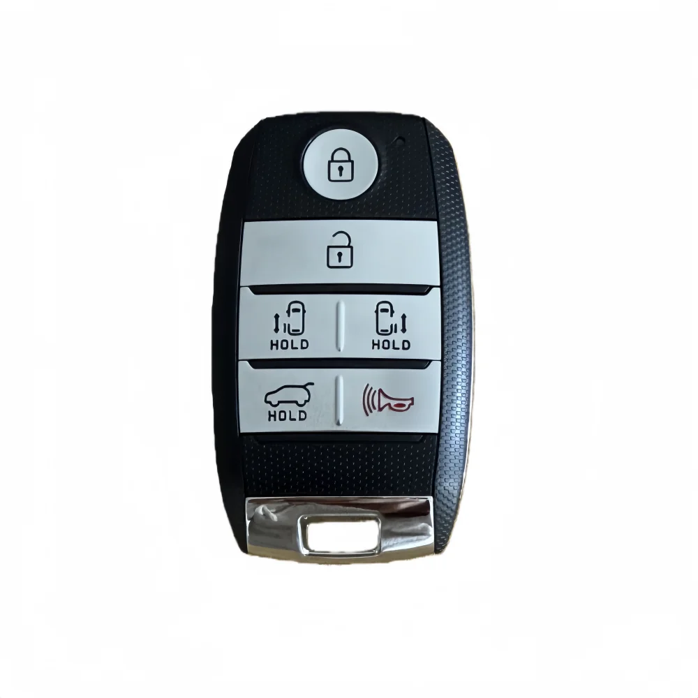 

Корпус ключа дистанционного смарт-карты автомобиля, 6 кнопок для Kia с необрезанным лезвием аварийного ключа
