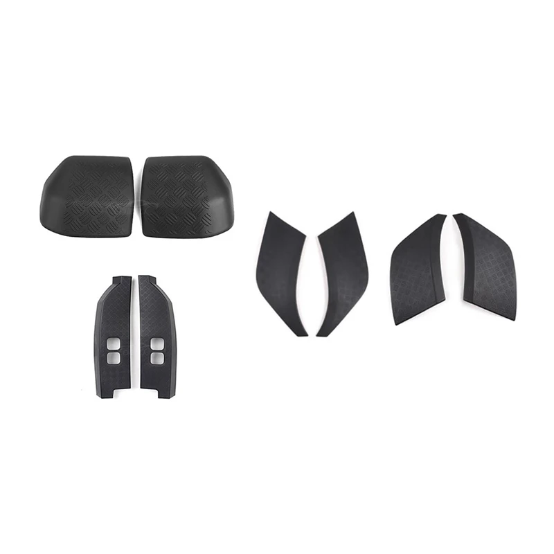 

4PCS For Land Rover Defender 2020 2021 Car Rear Light Frame & Rearview Mirror Cover & 4PCS Front Rear Side Bumper Cover