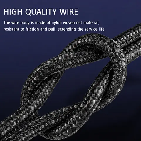 USB3.2 Gen2 10 Gbps-kabel USB A till C-kabel 3A 60W QC3.0 snabbladdning för Samsung NVMe-hårddisk extern Android-data flätad kabel 10 best sales generation 2 - №2