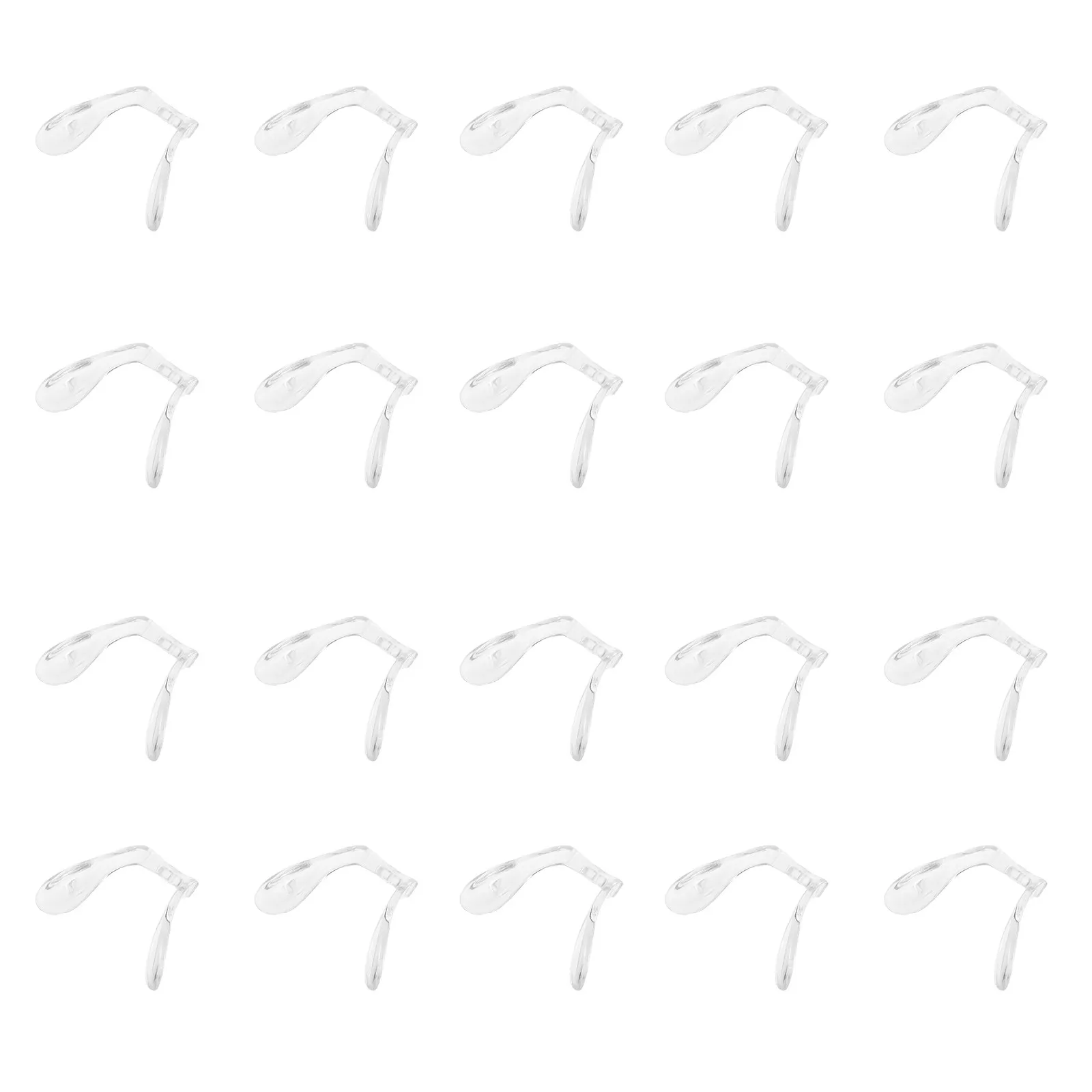 kit-de-substituicao-de-almofadas-de-nariz-para-Oculos-20-pecas--suporte-plastico-antiderrapante-para-ponte-nasal-conforto-e-ajuste-para-Oculos-de-grau-e-de-sol-uso-diario