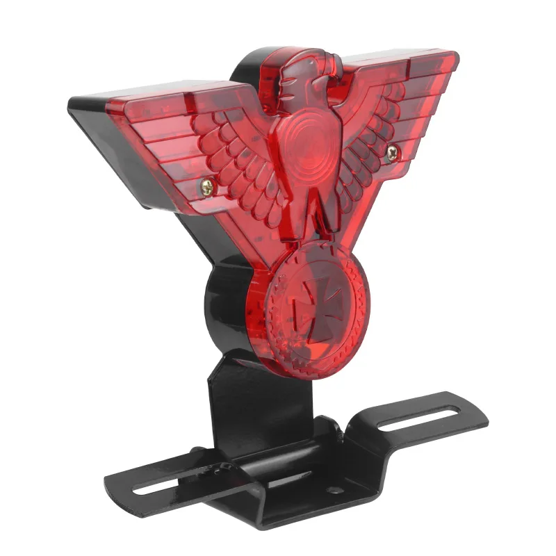 

4PCS motorcycle flying eagle LED tail eagle LED license plate light motorcycle modified tail light brake