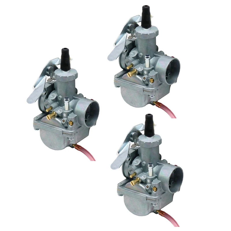 3X Vm18mm Motorcycle Carburetor VM18-144 1002-0046 Mikuni Geniune VM 18Mm Round Slide Carb Carburetor