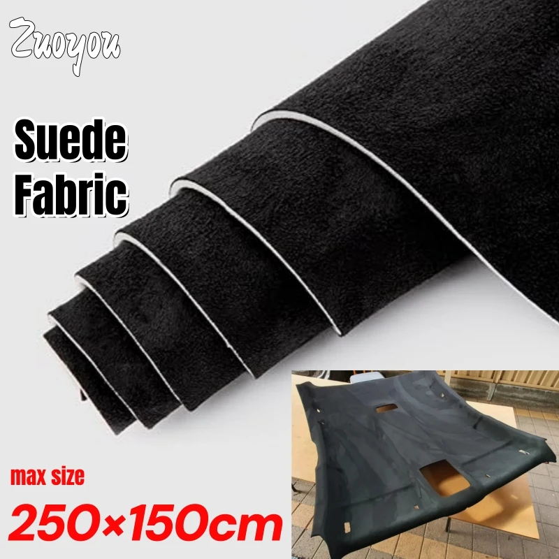 

Car Headliner Suede Fabric with Sponge Backed for Car Interior Renovation Cloth DIY Auto Upholstery SkyRoof Replacement Material