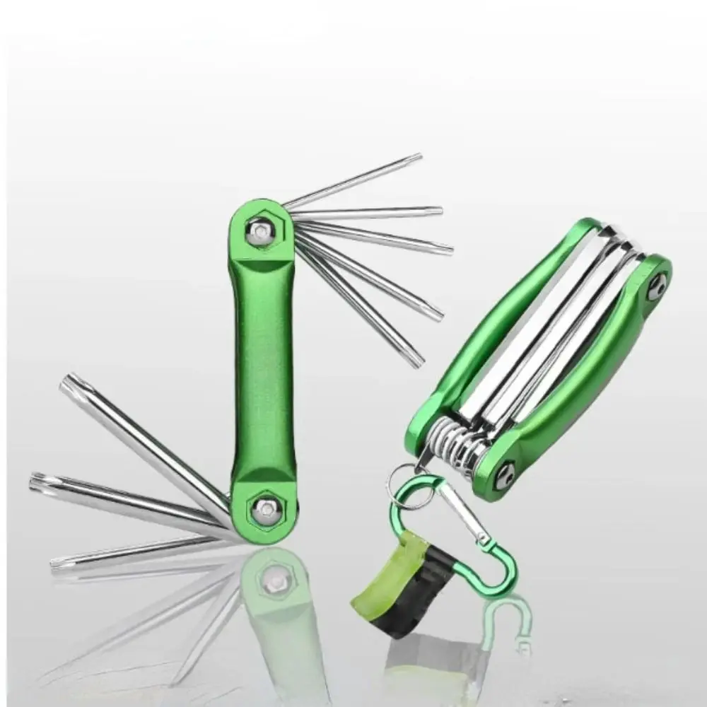 

Metric Allen Key Hexagonal Wrench Set Collapsible Design 6 Angle Folding Tool Metal Handle Multifunctional Tool