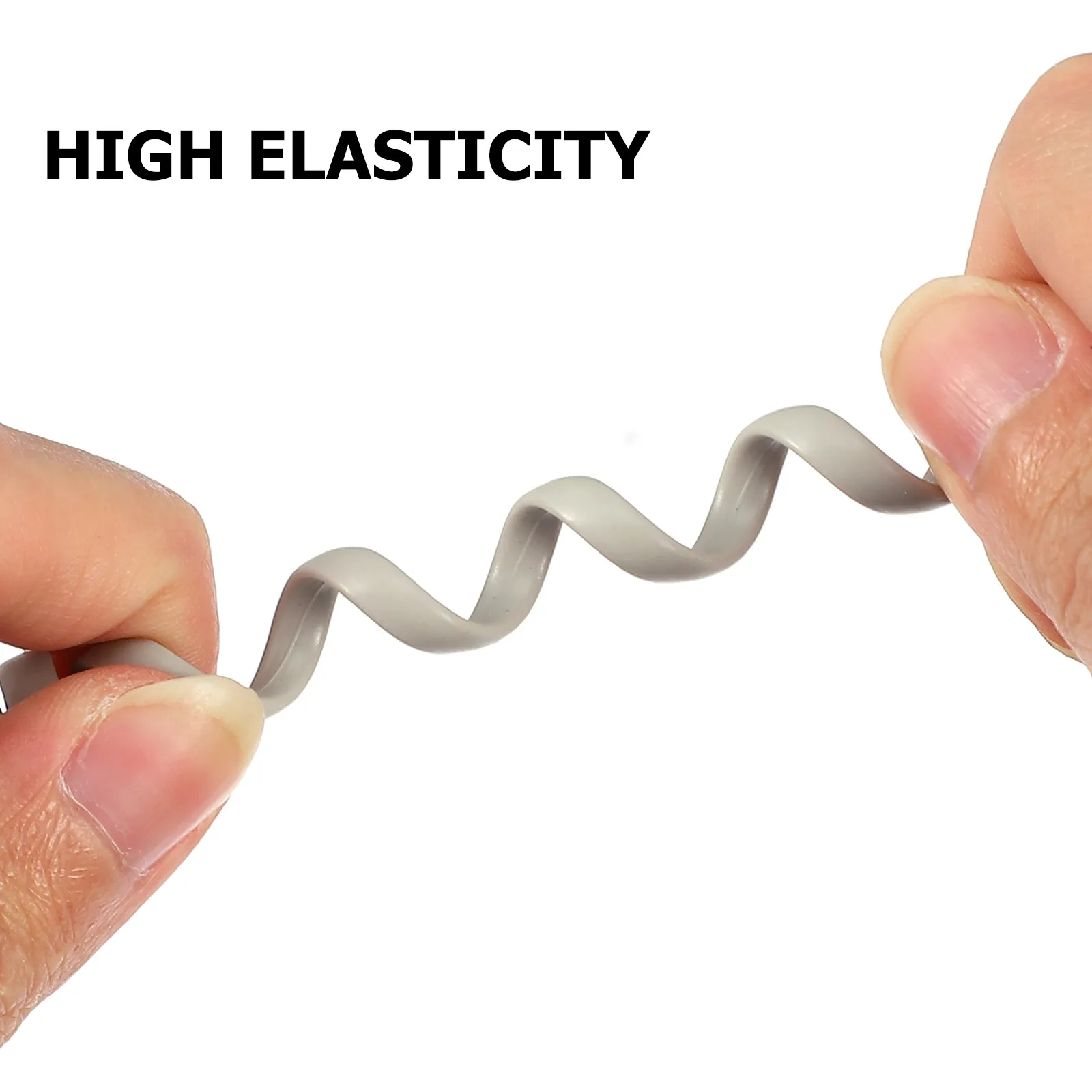 10Pcs Coiled Phone Cord Landline Accessory Springlike Integration for All Brands Telephones Coiled Telephone Cord