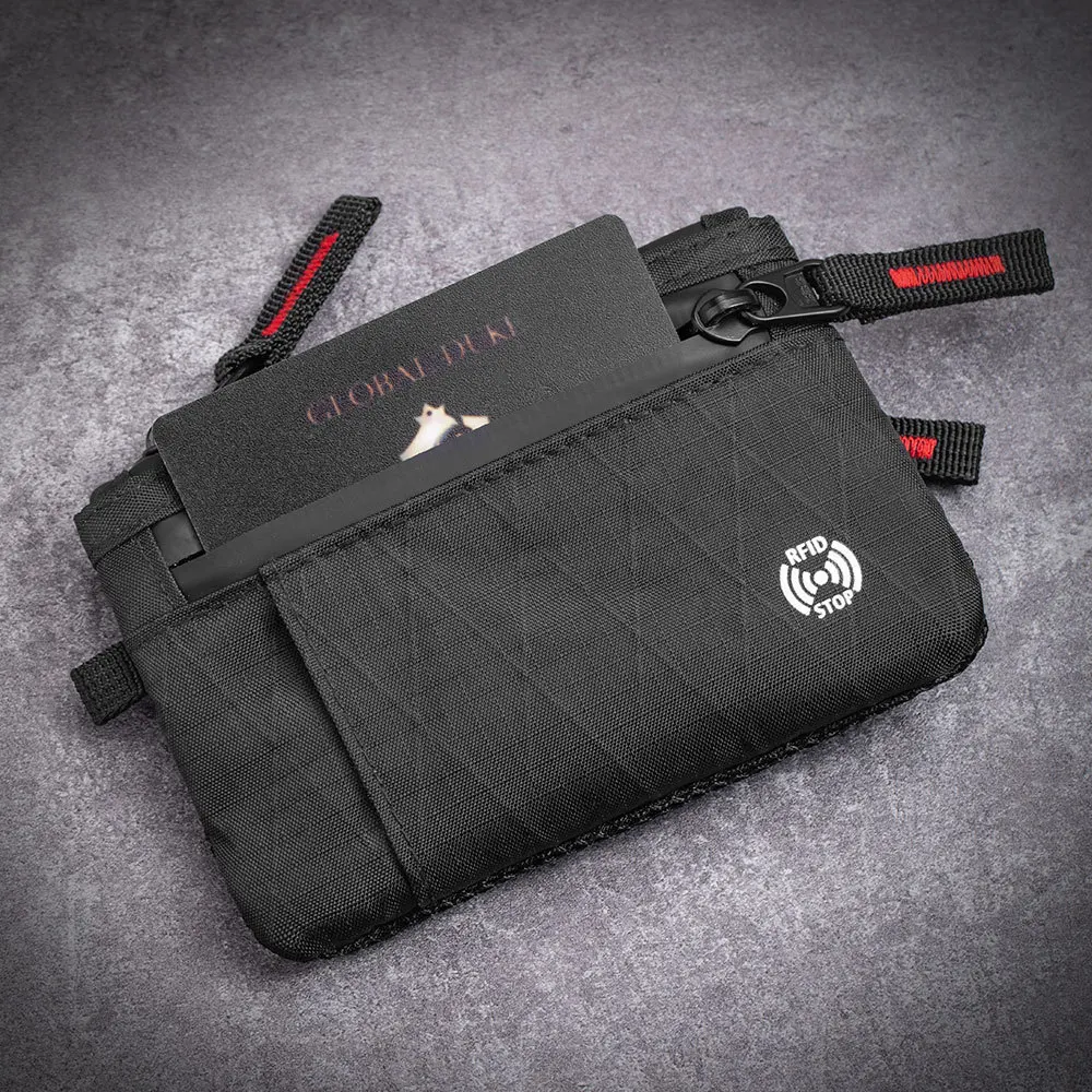 RFID Anti-Theft Card Holder, ID & Passport Organizer, Multi-Functional Key Case, Wallet, Lanyard Neck Pouch