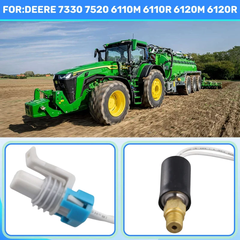 Transmission Oil Pressure Sensor RE212870 For John Deere 7330 7520 6110M 6110R 6120M 6120R