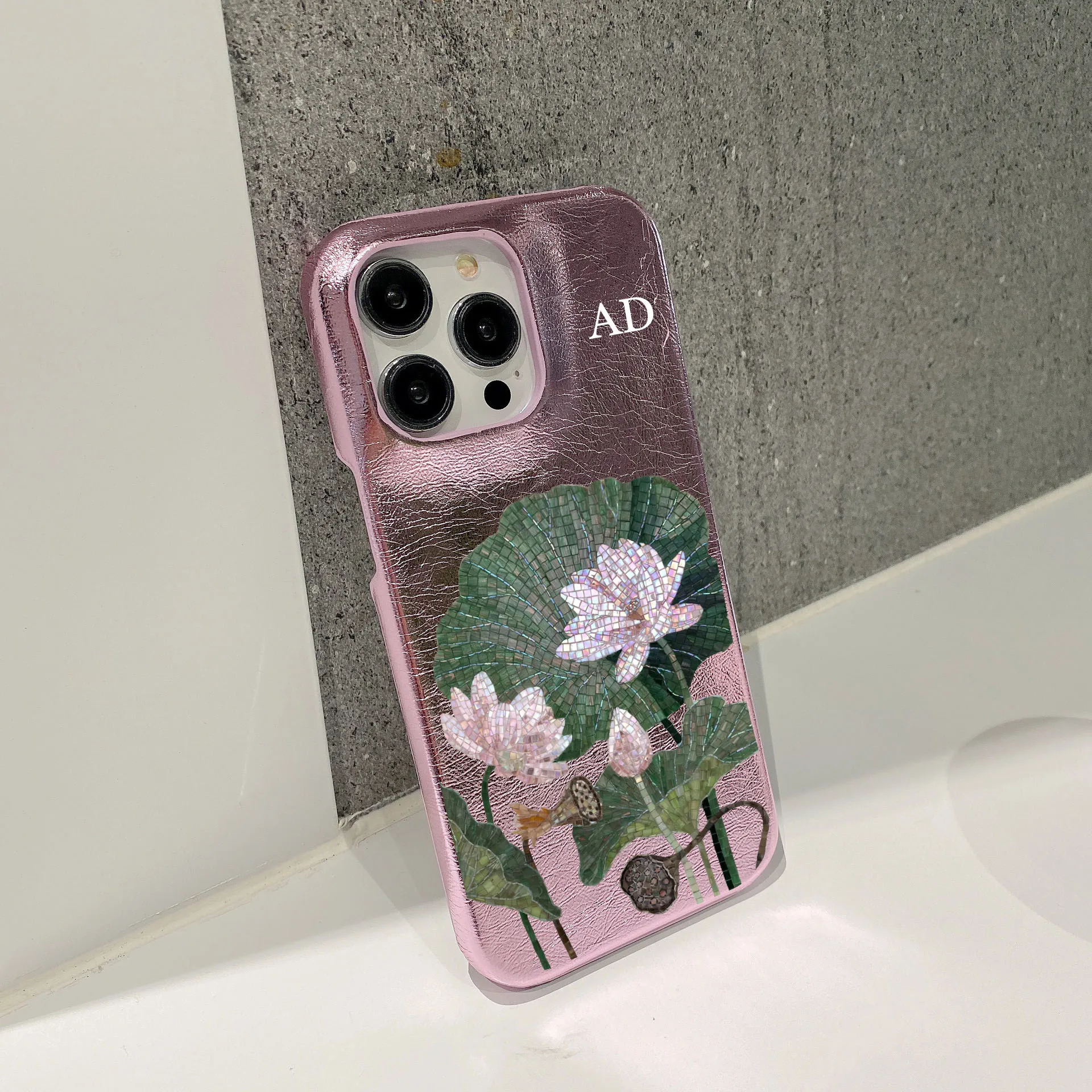 

Чехол для телефона из искусственной кожи с буквами персонализации для Iphone 14 13 15 Pro Xs Max 12, 16 Plus 17promax 17, роскошные чехлы