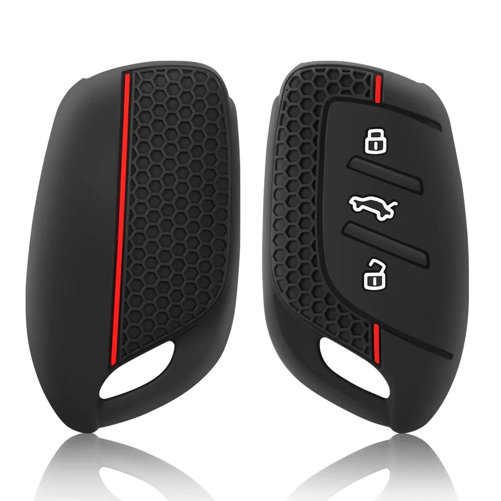 Silicone Key Cover Case Chain Holder For MG4 MG5 MG6 MG ZS EV HS EHS ZX GT Roewe RX3 RX8 ERX5 RX5 I6 I5 Keyring Shell