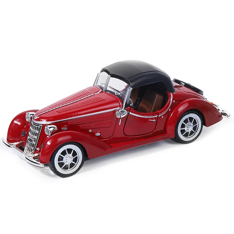 1:32 Modello di veicolo Super Classic Pull Back Toy Car Collezione educativa Porta aperta Modello di auto Regalo Auto regalo per bambini per Audi