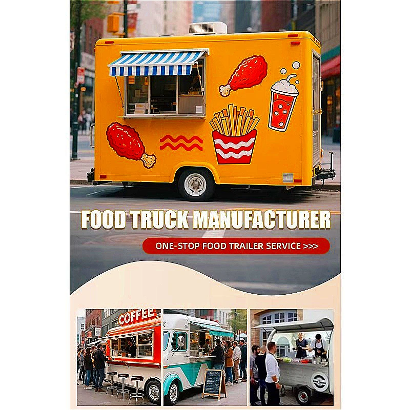 Mobile Ice Cream Cart Refrigerated Push Carts Tricycle Food Mobile Food Cart Bike Mobile Crepe Waffle Station Cart Customized