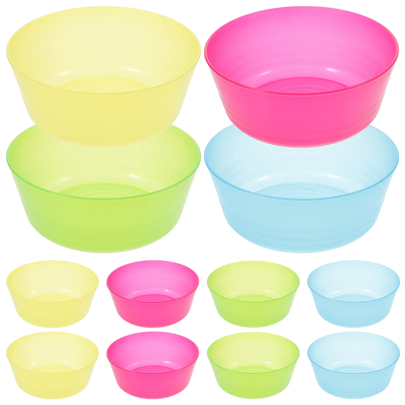 12 Pcs Plastic Bowl Snack Kids Bowls for Toddlers Storage Food Prep Rice Kitchen