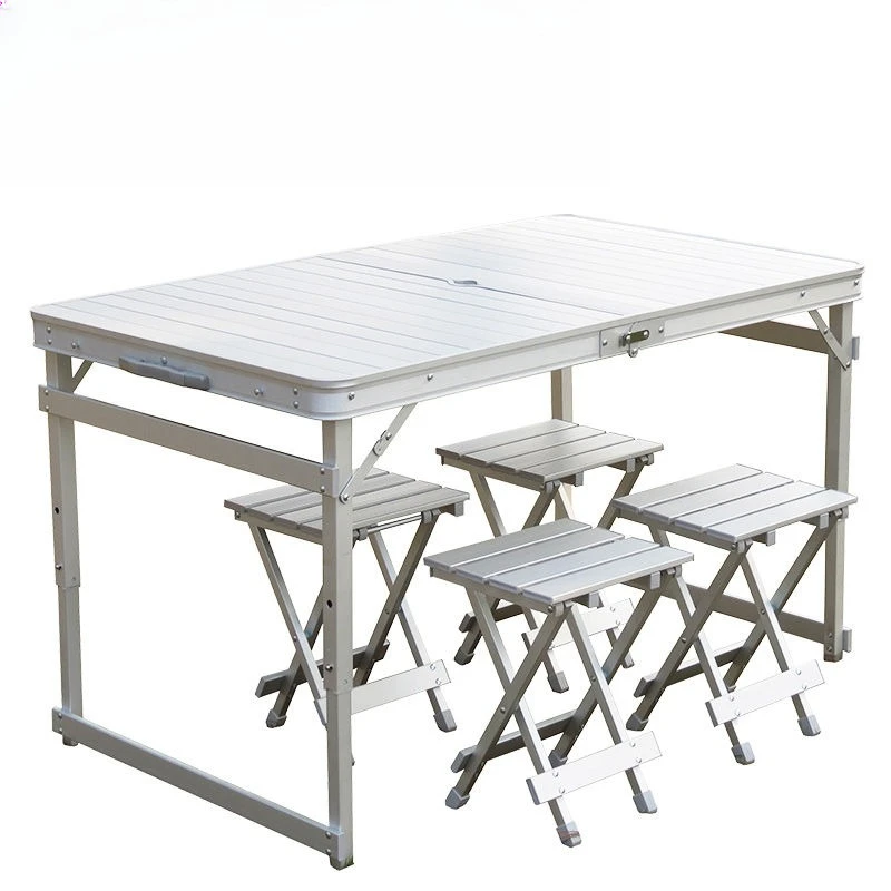

All aluminum alloy folding table outdoor portable self-driving car camping small table