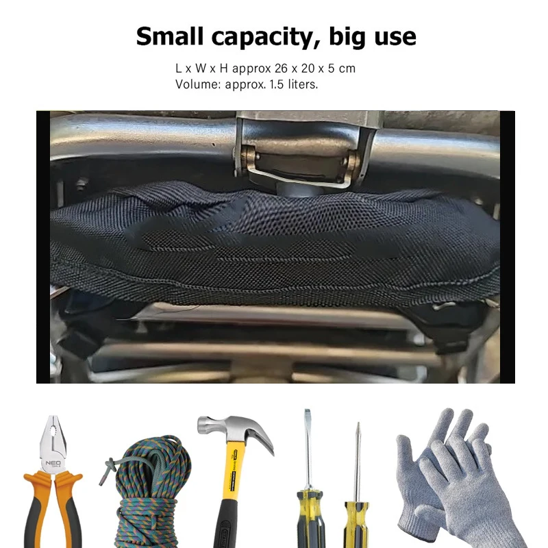 Motorcycle Box Rack Side Bag Luggage Rack Travel Waterproof Bag Tail Bag For BMW R1200GS LC R1250GS Adventure F850GS F750GS