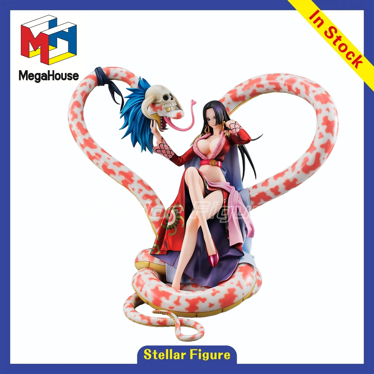 

【SF】В наличии: Коллекционная фигурка MegaHouse Portrait of Pirates POP ONE PIECE Boa Hancock, масштаб 1/8, модель для коллекции, подарок