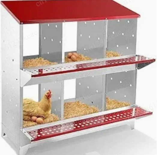 Chicken nest egg laying box, egg box, chicken cage, galvanized, durable, easy to clean