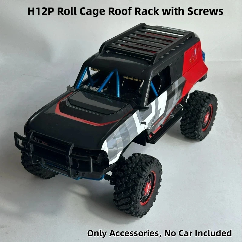 

M Rc Roll Cage Roof Rack Scratch Resistant H12p With Screws Modified Exterior Decoration Accessories For Rc Crawler Hobbyists