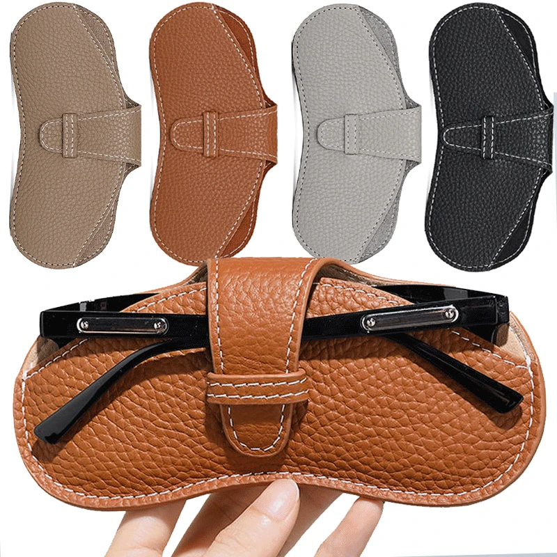 New Sunglasses Bag Portable Eyewear Case Sunglasses Protective Cover Cute Eyewear Clip Women's Minimalist Eyewear Bag