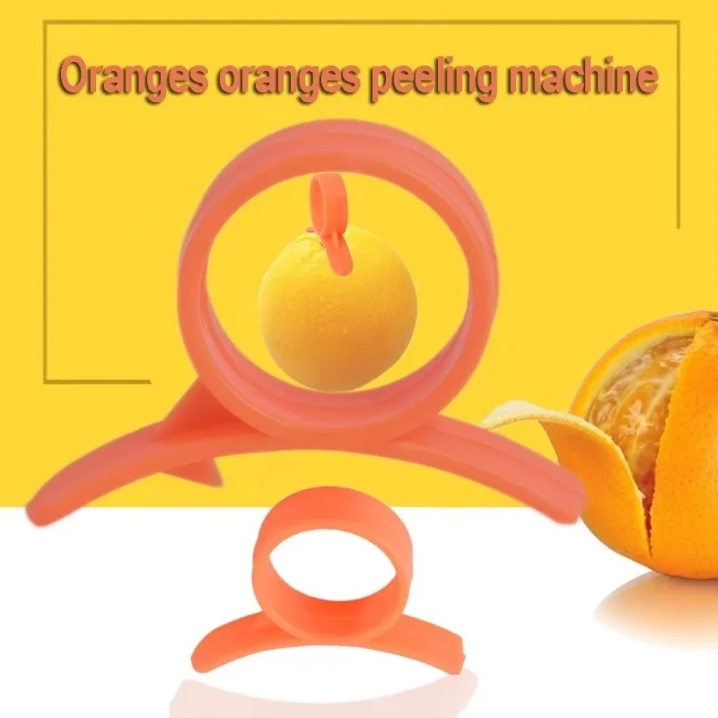 10Pcs Orange Peeler Ring Type Plastic Citrus Fruit Skin Remover Handy Grapefruit Lemon Peeling Tool For Home Kitchen Gadgets