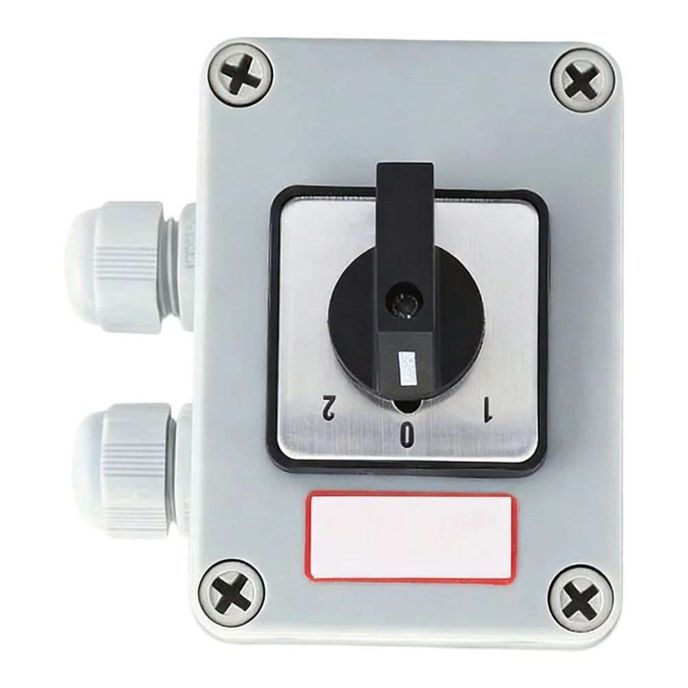 SZW26-20 20A 3Pole 3-Position Rotary Cam Switch for Industrial Control Systems AC23A AC3 AC4 DC21A Rated Currents