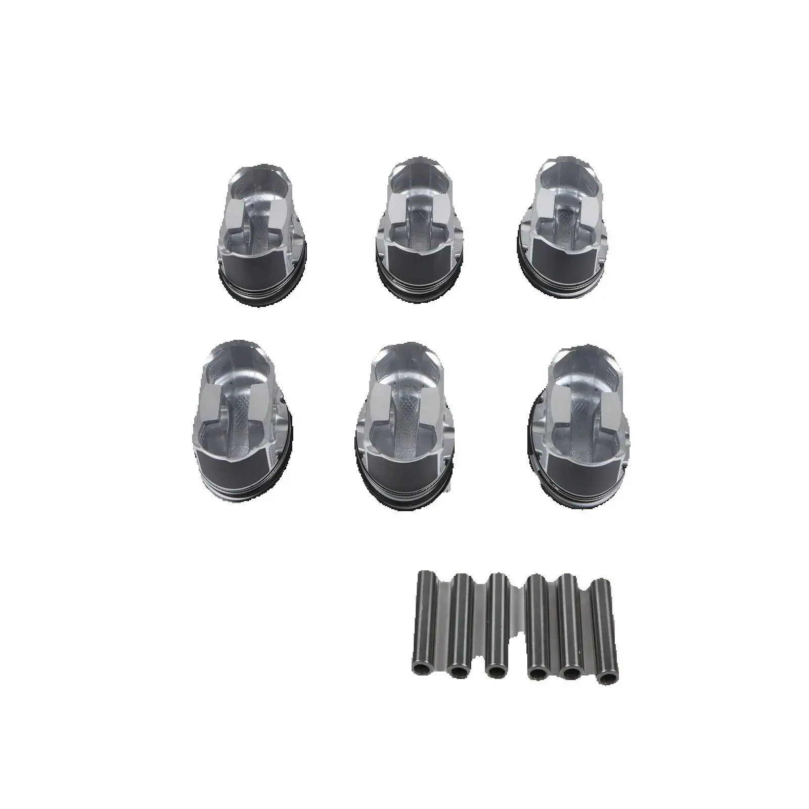 6pcs Engine Piston Set 12010-EA200 12010-EA20B 2005-2010 For Nissan Frontier Pathfinder Xterra VQ40DE