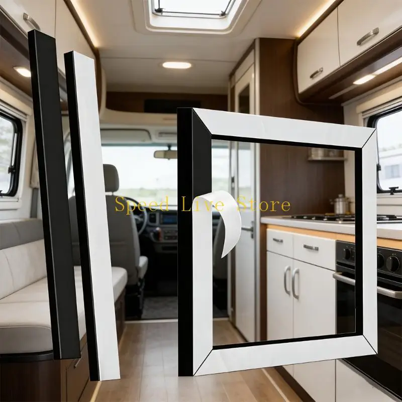 547C RVs Air Conditioner Foam Seal Includes Frame Gasket And Adjustable Leveling Pads Replacement Gasket Easy Installation