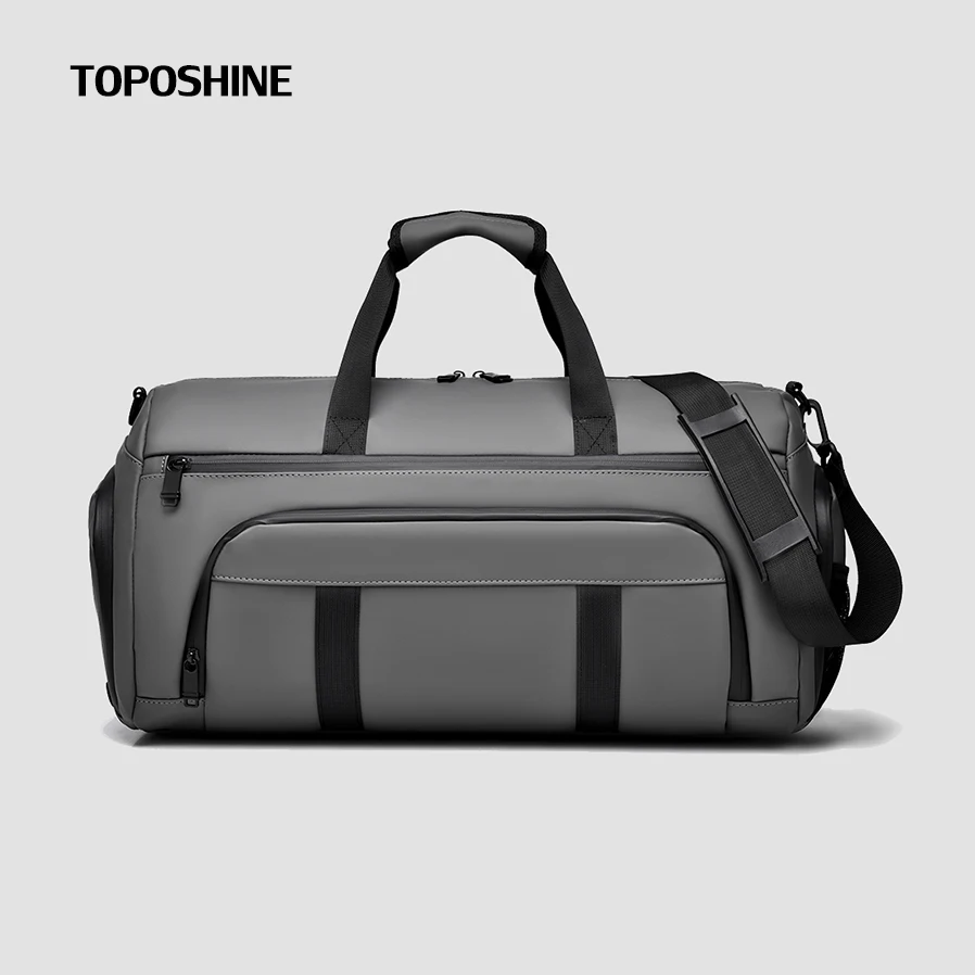 

Toposhine Large Capacity Travel Duffle Bag Women's Handbag Foldable Suitbag Waterproof Clothes Totes Gym Bag Outdoor Travel Bags