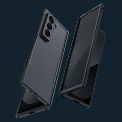 Mahina Leather Phone Case for Samsung Galaxy Z Fold Special Edition and W25 with Screen Protector Hinge Protection Back Cover