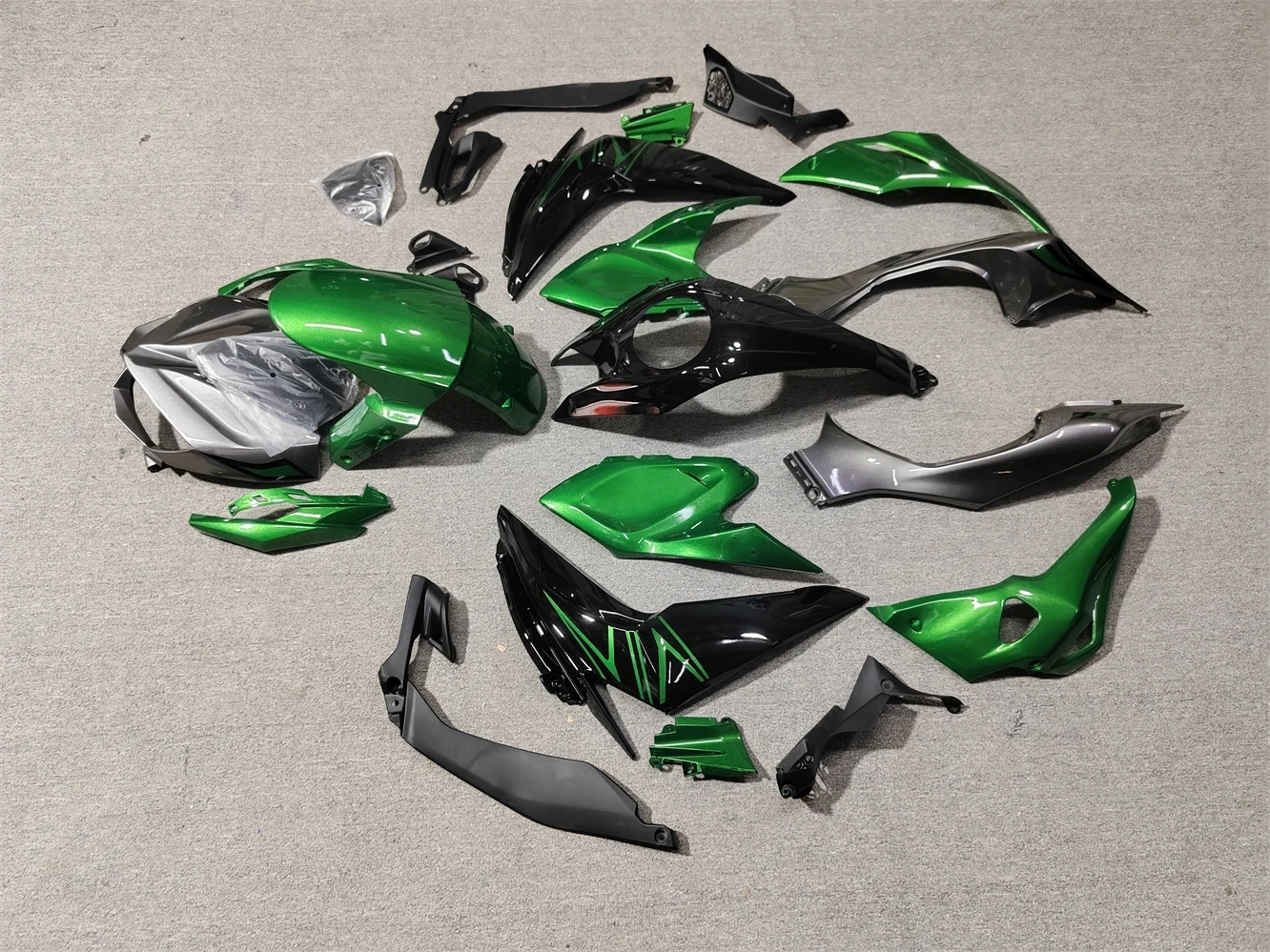 New ABS Fairings Kit Fit for Ninja Z1000 2014 2015 2016 2017 2018 2019 14 15 16 17 18 19 Bodywork Set gray-green